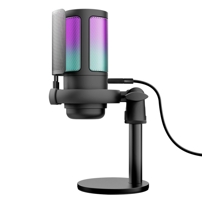 Microfon Trust GXT 238 Auron, tip Cardioid, USB, LED backlight - TR-26081-01 Microfon Trust GXT 238 Auron, tip Cardioid, USB, LED backlight - TR-26081 - imagine 1