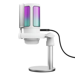 Microfon Trust GXT 238W Auron, tip Condenser, USB-C, LED backlight - TR-26082