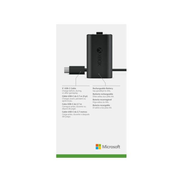 MICROSOFT Xbox Play and Charge Black - SXW-00002R