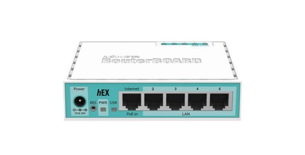 MIKROTIK 5-PORT GIGABIT ETHERNET ROUTER, RB750GR3, 5*10/100/1000Ethernet ports, CPU nominal