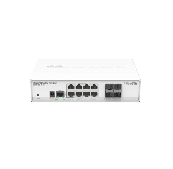 MikroTik Smart Switch, CRS112-8G-4S-IN; 8x Gigabit Ethernet