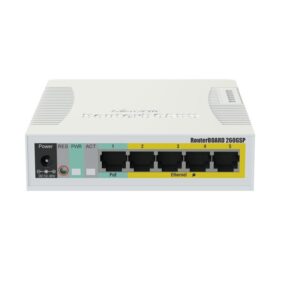 Mikrotik SOHO switch routerboard, RB260GSP, Flash Storage: 128 KB