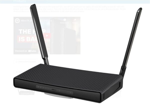 Miktrotik HAP AC1200 DUAL BAND WIRELESS ROUTER, 5 PORTURI - RBD53IG-5HACD2HND