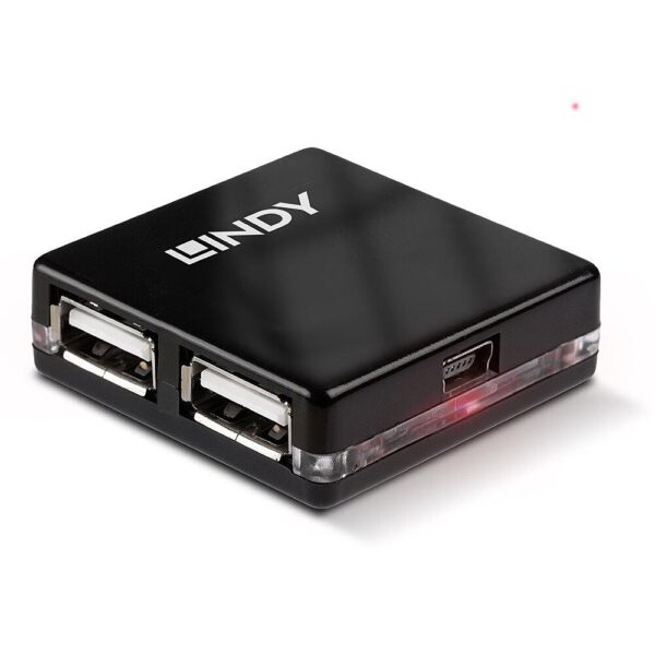 Mini Hub Lindy 4 Port USB 2.0 - LY-42742