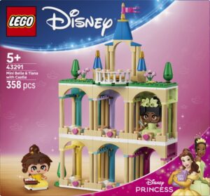 MINIPRINTESELE BELLE SI TIANA LA CASTEL LEGO43291