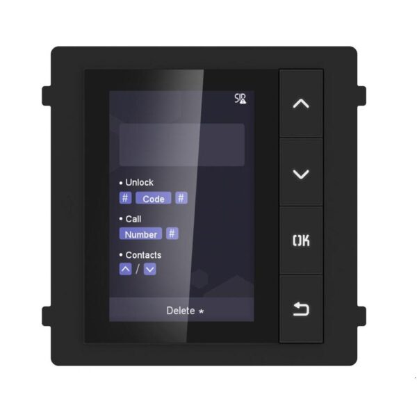 Modul de afisare pentru videointerfon modular Hikvision DS-KD-DIS
