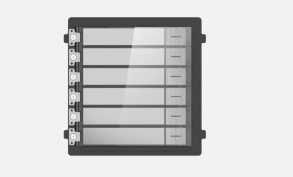 Modul de extensie videinterfon cu sase butoane de apelare - DS-KD-KK/S