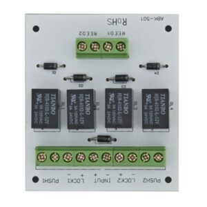 Modul electronic pentru doua usi cu incuietori tip fail-safe - PCB-501