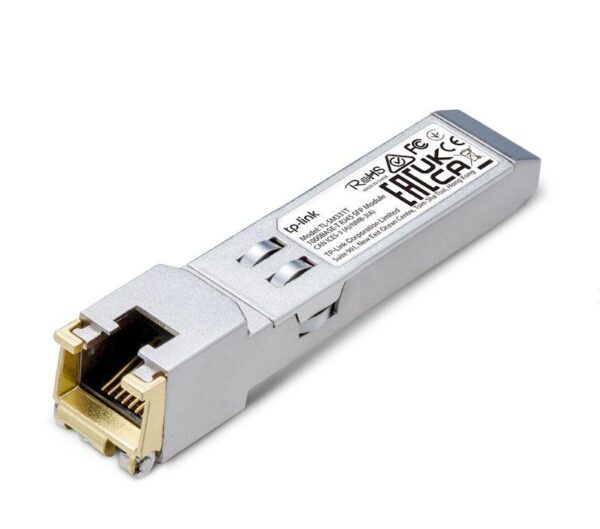 Modul SFP TP-Link, 1000BASE-T RJ45 TL-SM331T, Standarde si protocoale: IEEE