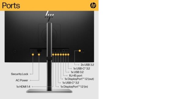 Monitor 23.8" HP EliteDisplay E24u G5, LED, IPS, FHD - 6N4D0AA