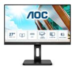 Monitor 27" AOC U27P2CA, Antiglare, 3H, 4K 3840* 2160, 16:9, IPS