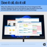 Monitor 27" HP EliteDisplay E27 G5, LED, IPS, FHD 1920x1080 - 6N4E2AA