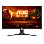 Monitor LED AOC C24G2AE/BK, 23.6", FHD VA, 1 ms, 165Hz, negru si rosu - imagine 3
