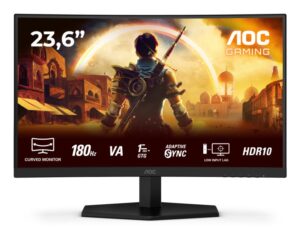Monitor AOC 23.6" C24G42E, Curvature: 1500R, Diagonal (inch): 23.6