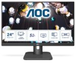 Monitor LED AOC 24E1Q, 23.8", FHD IPS, 5ms, 60Hz, negru