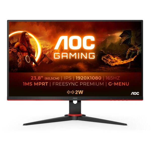 MONITOR 23.8" AOC 24G2SPAE/BK