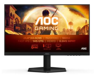 Monitor AOC 24" 24G42E, Diagonal (inch): 24, Diagonal (cm): 60.96