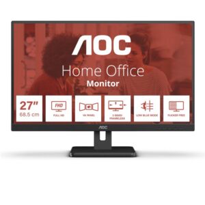 MONITOR AOC 27E3UM 27", Panel Type: VA, Backlight: WLED