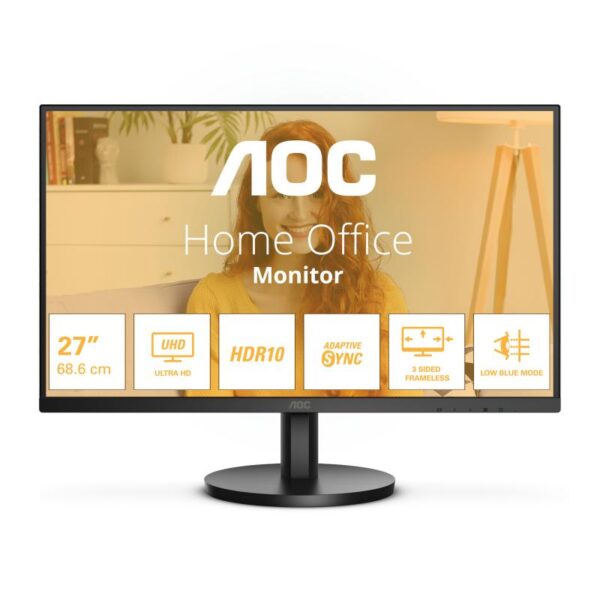 Monitor AOC 27" U27B3M, Diagonal (inch): 27, Diagonal (cm): 69