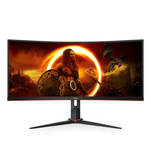 Monitor WLED AOC CU34G2X/BK, 34", UWQHD VA, 1ms, 144Hz, negru