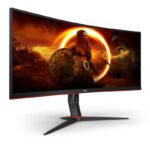 Monitor WLED AOC CU34G2X/BK, 34", UWQHD VA, 1ms, 144Hz, negru