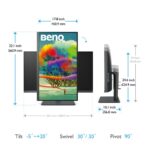 Monitor 27" Benq PD2705U, IPS, 4K 3840x2160, 250 cd/ mp