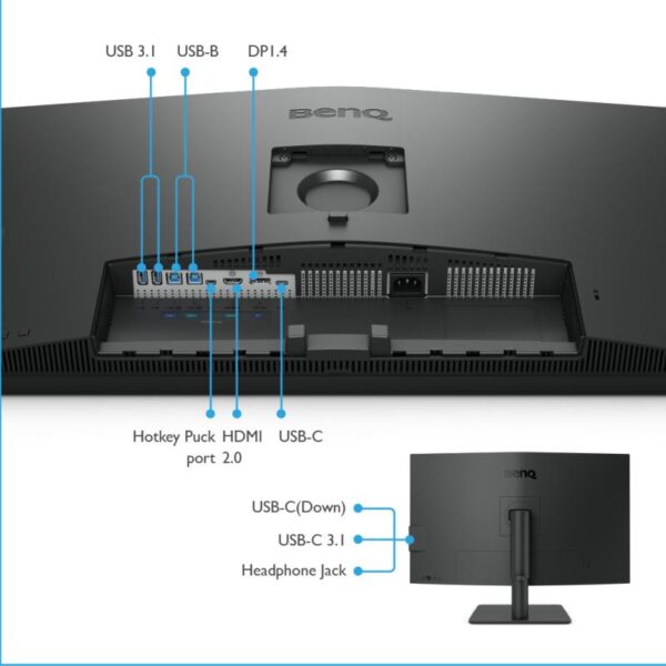 Monitor 31.5" BENQ PD3205U, IPS, 4K 3840* 2160, 250 cd/ mp