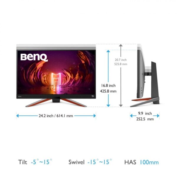 MONITOR BENQ EX2710Q 27", Panel Type: IPS, Backlight: LED backlight