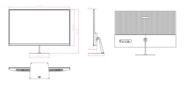 Monitor LED pentru supraveghere DAHUA DHI-LM27-C200