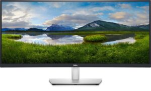 Monitor Dell 34" P3421WM, Curved, IPS, WLED, WQHD, 3440 x 1440 at 60Hz