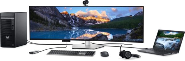 Monitor Dell Curved 49" DQHD USB-C U4924DW, 124.46 cm