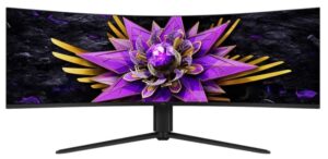 Monitor Gaming Curbat QD-mini LED TCL 57R94 57", Dual UHD (7680x2160)
