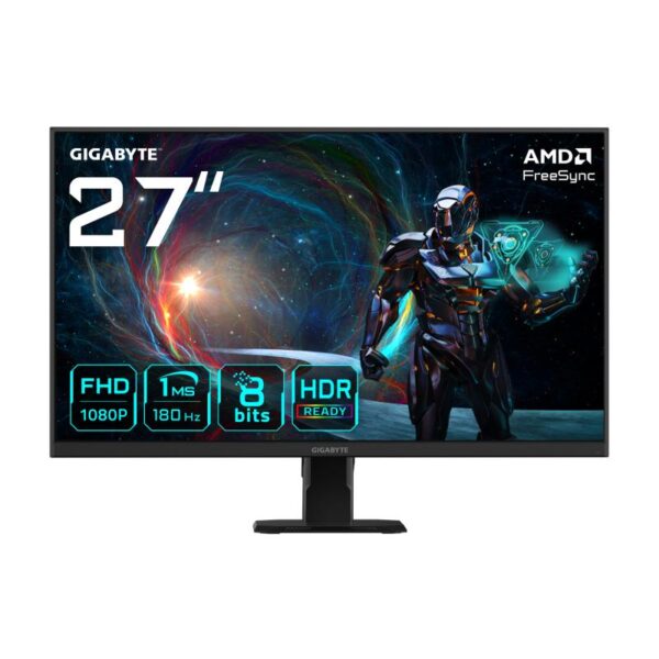 Monitor Gaming Gigabyte GS27FA, Panel Size: 27", Panel Backlight/ Type