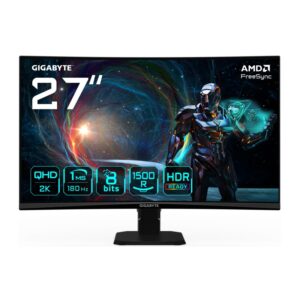 Monitor Gaming Gigabyte GS27QCA, Panel Size: 27", Panel Backlight/ Type