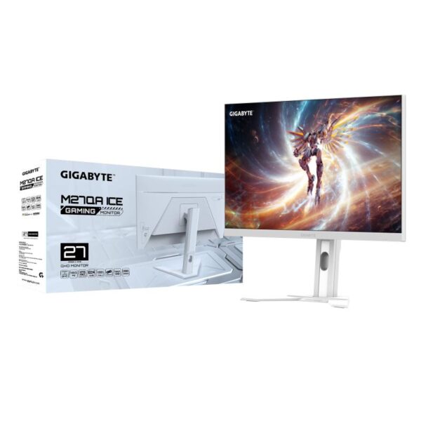 Monitor Gaming Gigabyte M27QA ICE, Panel Size: 27"