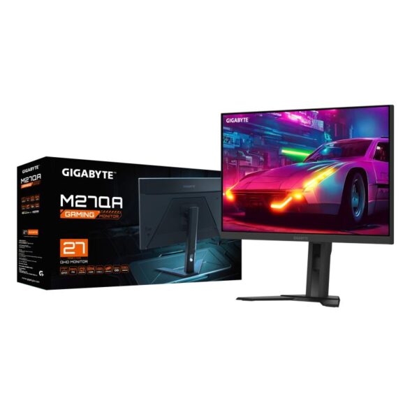 Monitor Gaming Gigabyte M27QA, Panel Size: 27", Panel Backlight/ Type