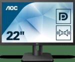 Monitor LED AOC 22E1Q, 21.5", FHD VA, 5ms, 60Hz, negru