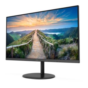 Monitor LED AOC Q24V4EA, 23.8", QHD IPS, 4ms, 75Hz, negru