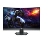 Monitor LED Dell Curved S3222DGM, 31.5", VA QHD, 1ms, 165Hz, negru