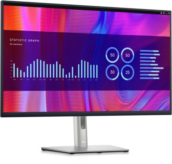 Monitor LED Dell P3223DE, 31.5", QHD IPS, 5ms, 60Hz, negru