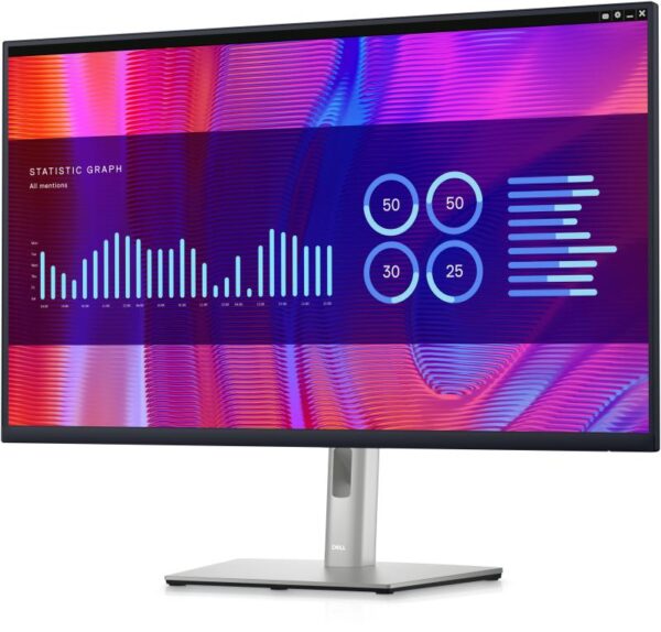 Monitor LED Dell P3223DE, 31.5", QHD IPS, 5ms, 60Hz, negru