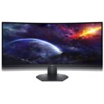 Monitor LED Dell S3422DWG, 34", WQHD VA, 1ms, 144Hz, negru