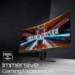 Monitor LED Gigabyte G27QC, 27", QHD VA, 1ms, 165Hz, negru