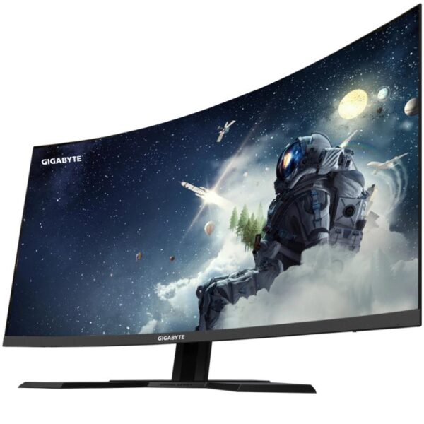 Monitor LED Gigabyte G32QC A-EK, 31.5", QHD VA, 1ms, 165Hz, negru