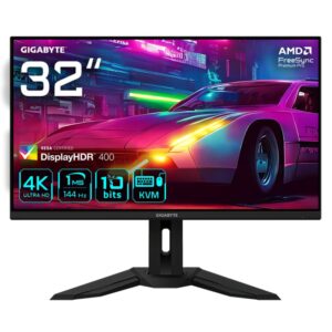 Monitor LED Gigabyte M32U-EK, 31.5", IPS UHD, 1ms, 144Hz, negru