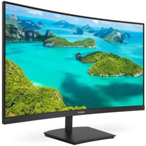 Monitor LED PHILIPS 241E1SC, 23.6", FHD VA, 4ms, 75Hz, negru - 241E1SC/00