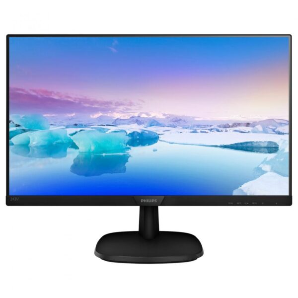 Monitor LED PHILIPS 243V7QJABF/00, 23.8", FHD IPS, 5ms, 60Hz, negru