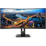 Monitor LED PHILIPS 345B1C, 34", UWQHD IPS, 5ms, 100Hz, negru - 345B1C/00