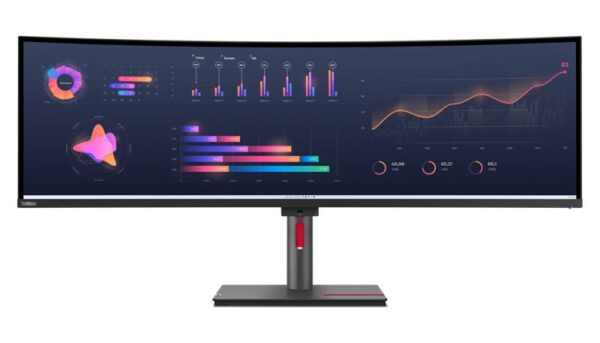 Monitor Lenovo ThinkVision P49w-30, 49" IPS, DQHD (5120x1440) - 63DBRAT1EU