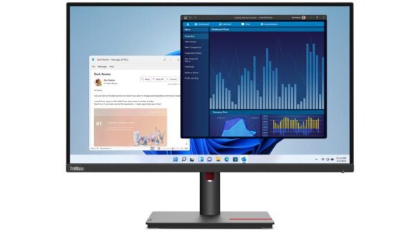 Monitor Lenovo ThinkVision T27p-30 27" IPS, UHD (3840x2160) - 63A9GAT1EU